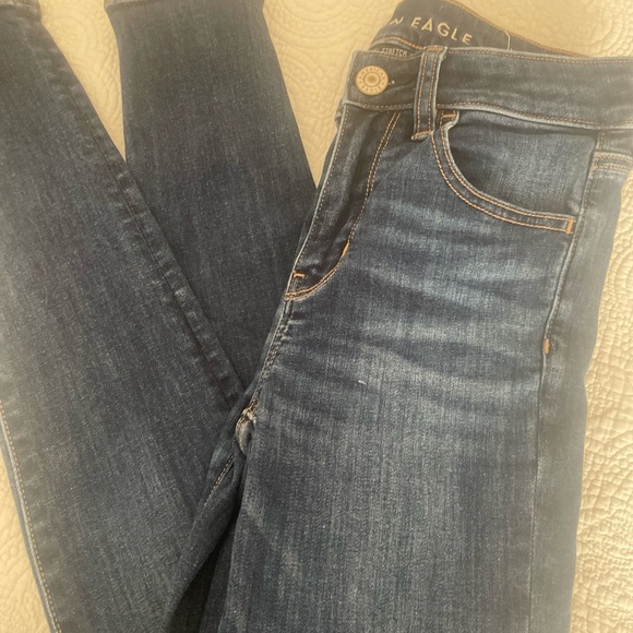 Size 2 long American Eagle high rise jegging. Next level stretch. - Picture 7 of 7